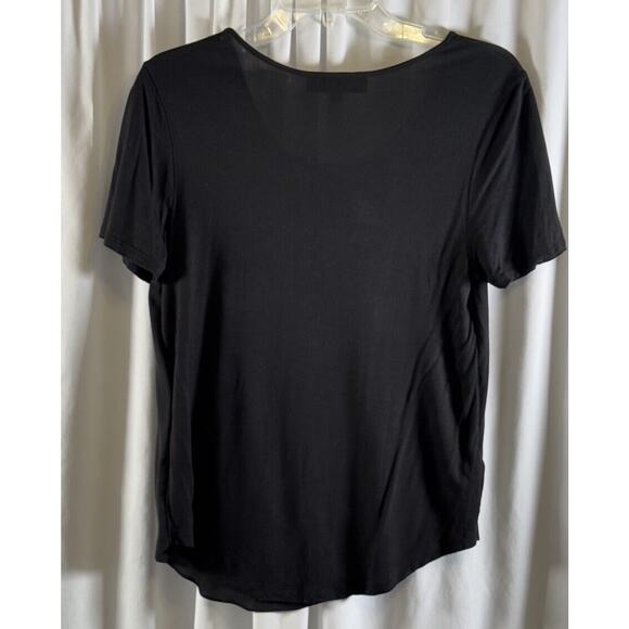 Ann Taylor LOFT Short Sleeves Media T Shirt Blue S Minimalist 72-36 - Picture 2 of 13